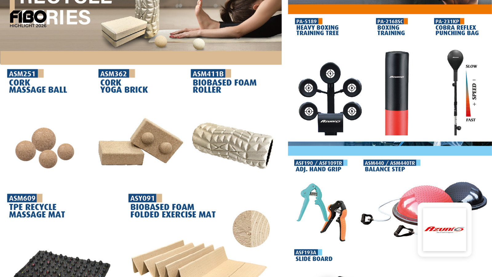 AZUNI INTERNATIONAL CO., LTD. präsentiert vielseitige Fitness-Lösungen auf der FIBO 2026