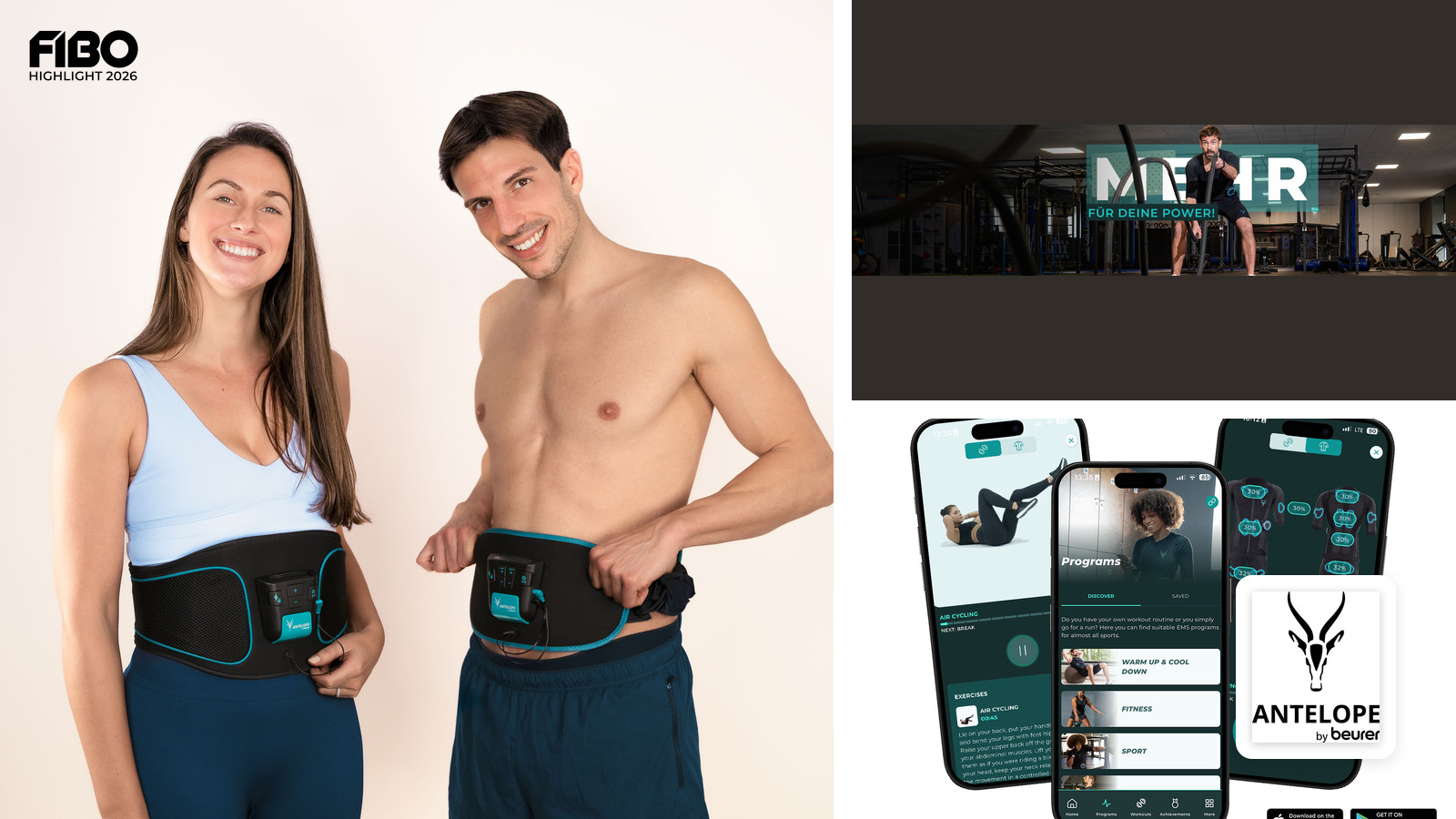 Beurer GmbH auf der FIBO 2026: Innovative EMS-Lösungen für das moderne Training