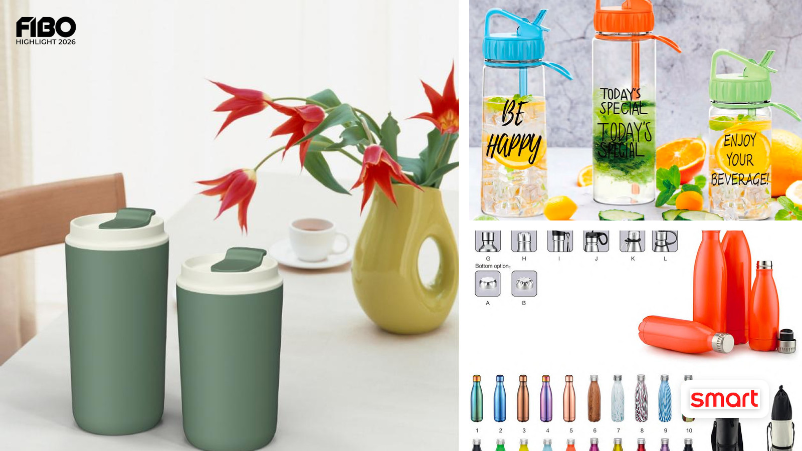 SMART HOUSEWARE Creating for your brands: Fokus auf hochwertige Trinklösungen auf der FIBO 2026