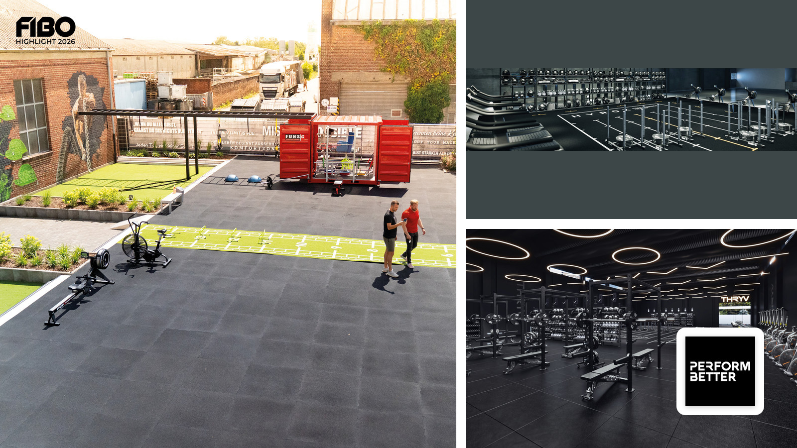 PERFORM BETTER - Home of Concepts: Ganzheitliche Studio-Konzepte auf der FIBO 2026 präsentiert