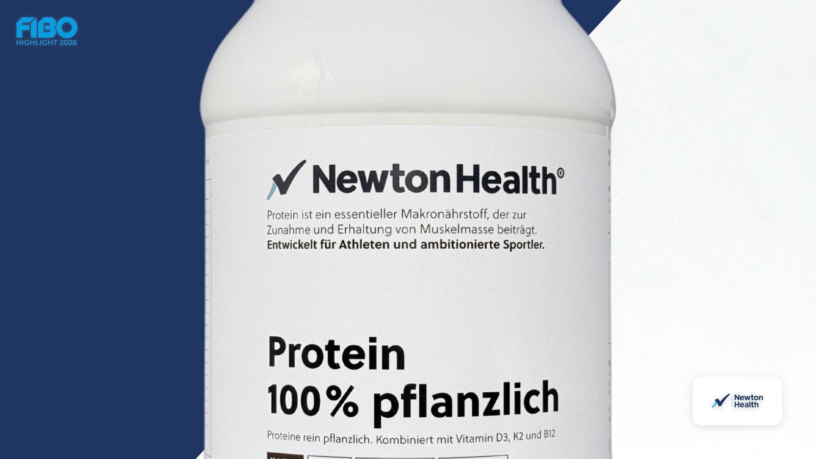 Newton Health auf der FIBO 2026: Pflanzliche Performance mit Ingenieurspräzision