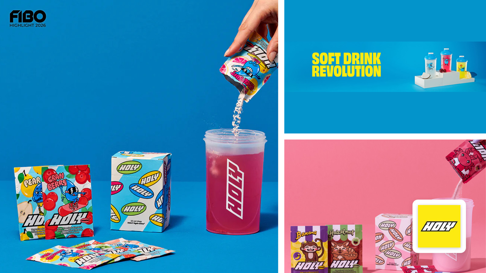Geschmack ohne Kompromisse: HOLY Softdrinks GmbH auf der FIBO 2026