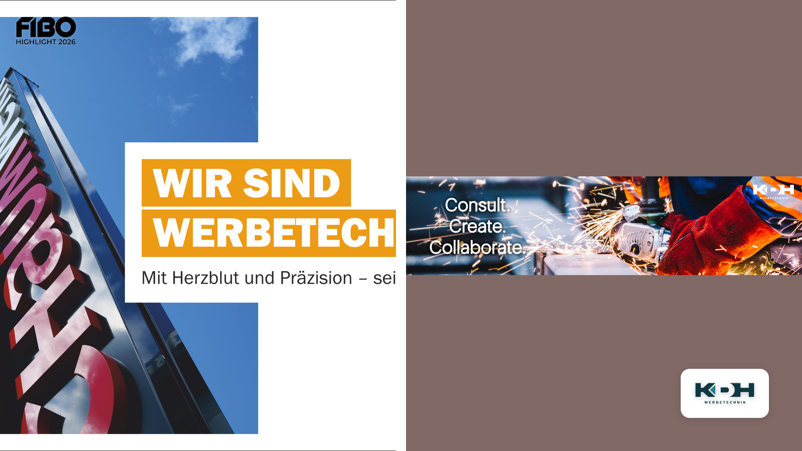 KDH Werbetechnik GmbH auf der FIBO 2026: Maßgeschneiderte Lösungen für Sichtbarkeit und Orientierung