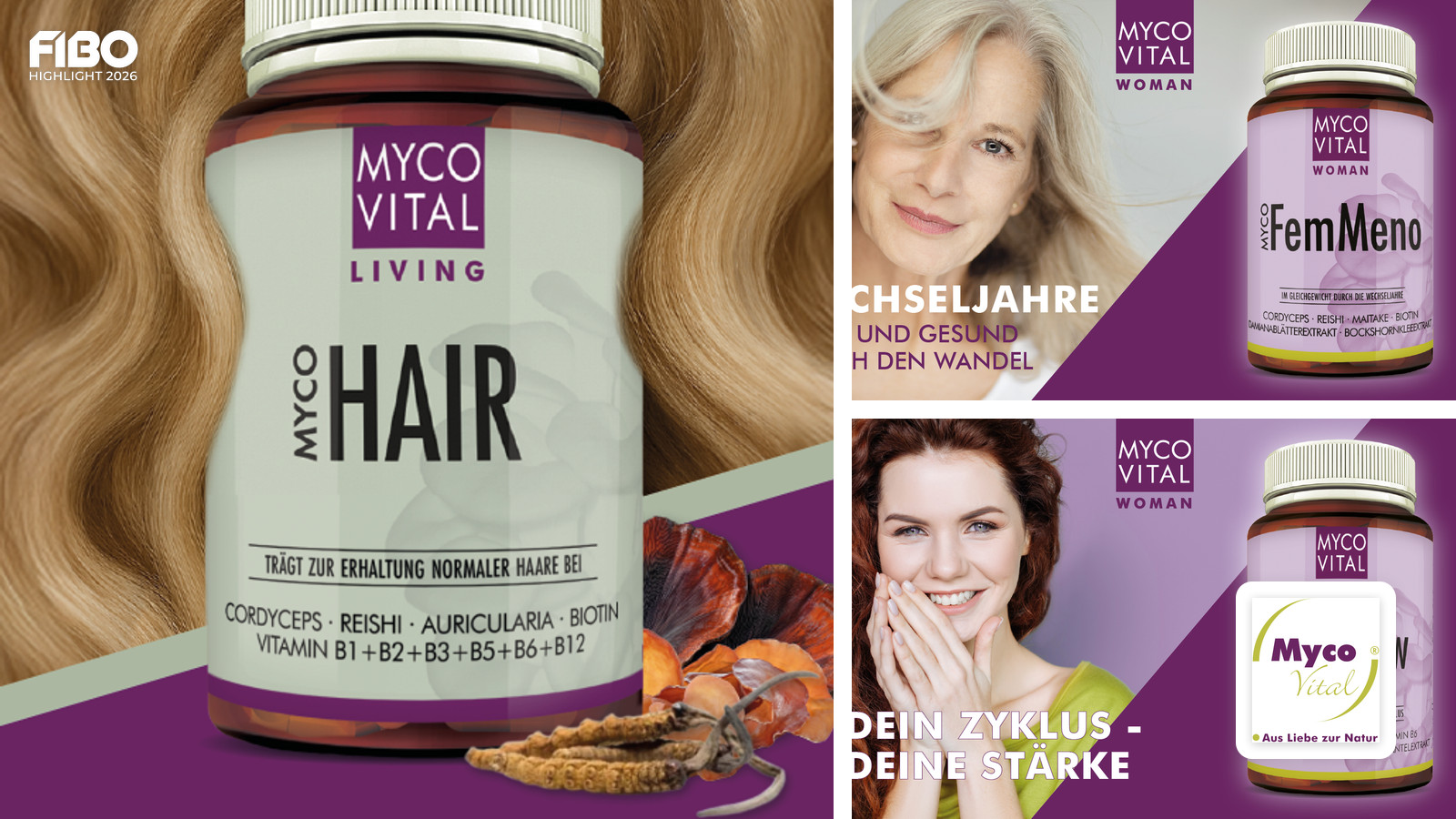 MycoVital Gesundheits GmbH auf der FIBO 2026: Natürliche Vitalpilze aus eigenem Bio-Anbau