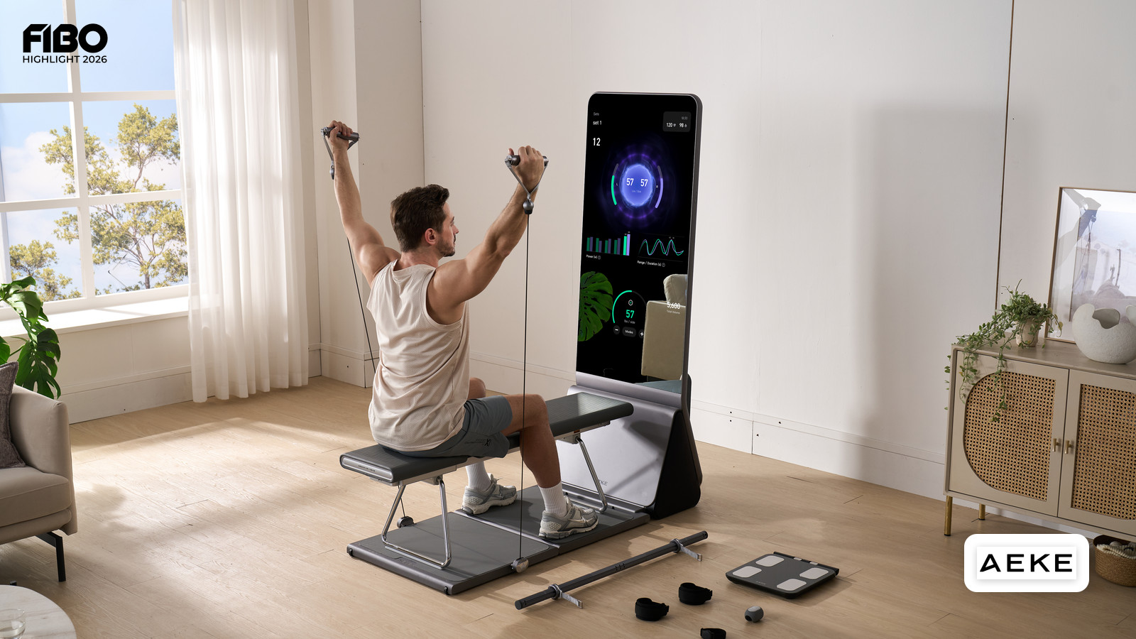 AEKE auf der FIBO 2026: Intelligente Lösungen für das Home-Training