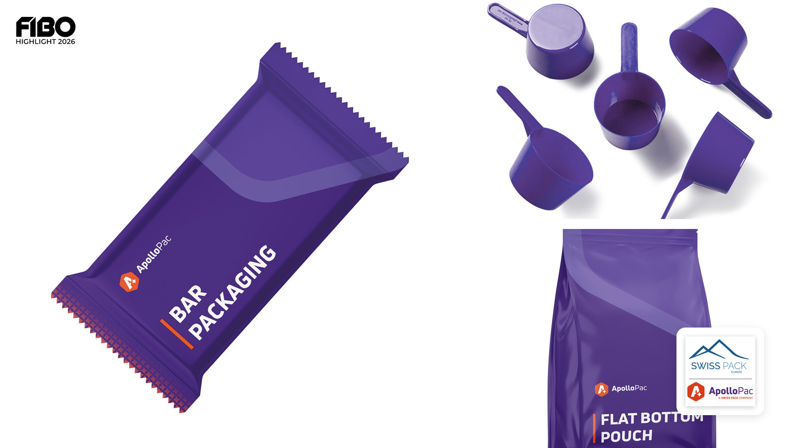 Apollo Pac / Swiss Pack: Innovative Verpackungslösungen für die Fitnessbranche auf der FIBO 2026