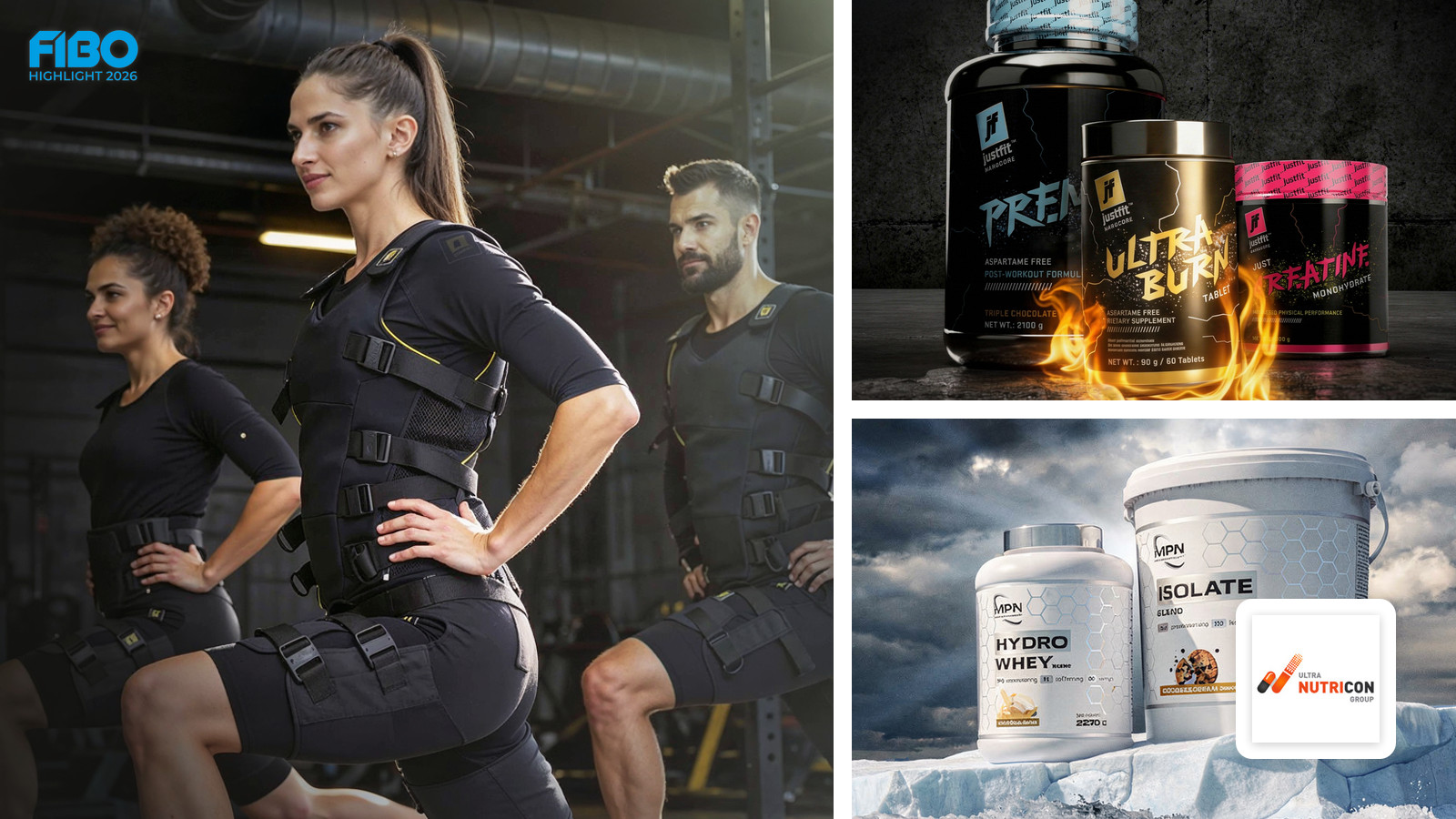 Ultra Nutricon Group Kft auf der FIBO 2026: Premium-Nahrungsergänzung im Fokus