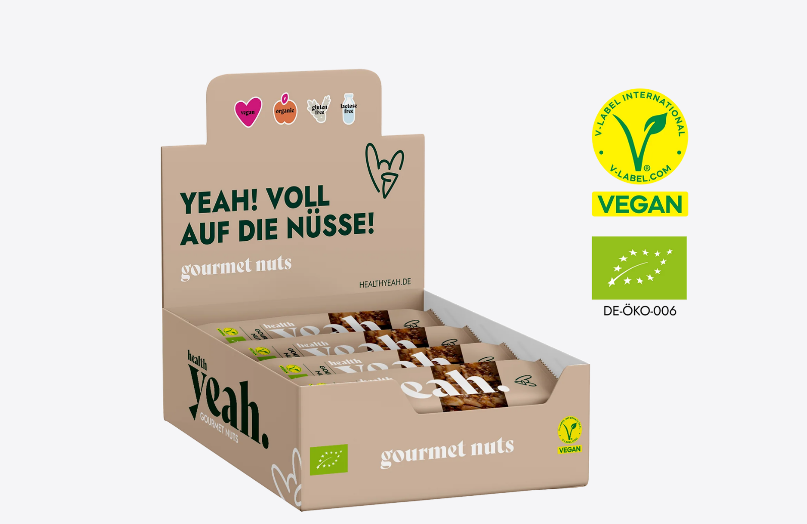 Health Yeah Gourmet Nuts product display