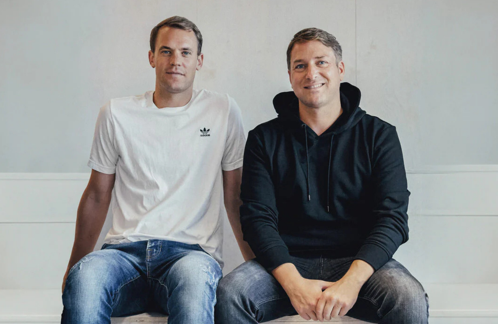 Manuel Neuer and co-founder Jan for Health Yeah